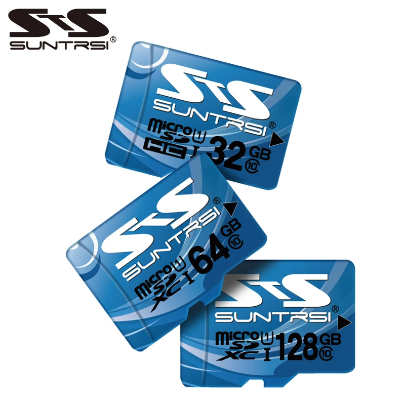 Купить Suntrsi Microsd карта памяти 128 г 64 ГБ 32 ГБ 16 ГБ Micro SD карта Class10 TF карта 8 Гб класс 6 реальная емкость Microsd Бесплатная доставка