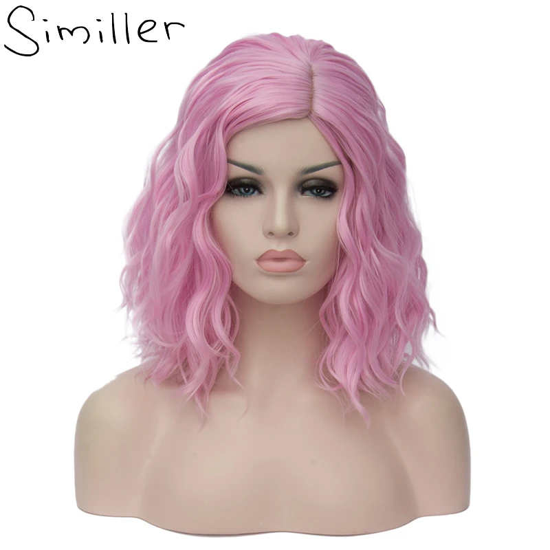 Similler 14 &quotженские короткие курчавые прямые косплей синтетические парики с