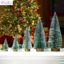 

FENGRISE Christmas Decorations For Home Navidad 2018 Christmas Tree Decorations New Year Artificial Christmas Tree Wood DIY