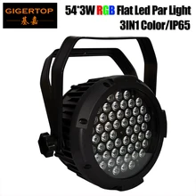 Gigertop TP-P111 150 W квартира 543 W RGB LED TF карта с полным фактическим Мощность Водонепроницаемый IP65 сценический светодиодный свет 4CH/8CH тонкий алюминиевый Корпус CE по ограничению на использование опасных материалов в производстве