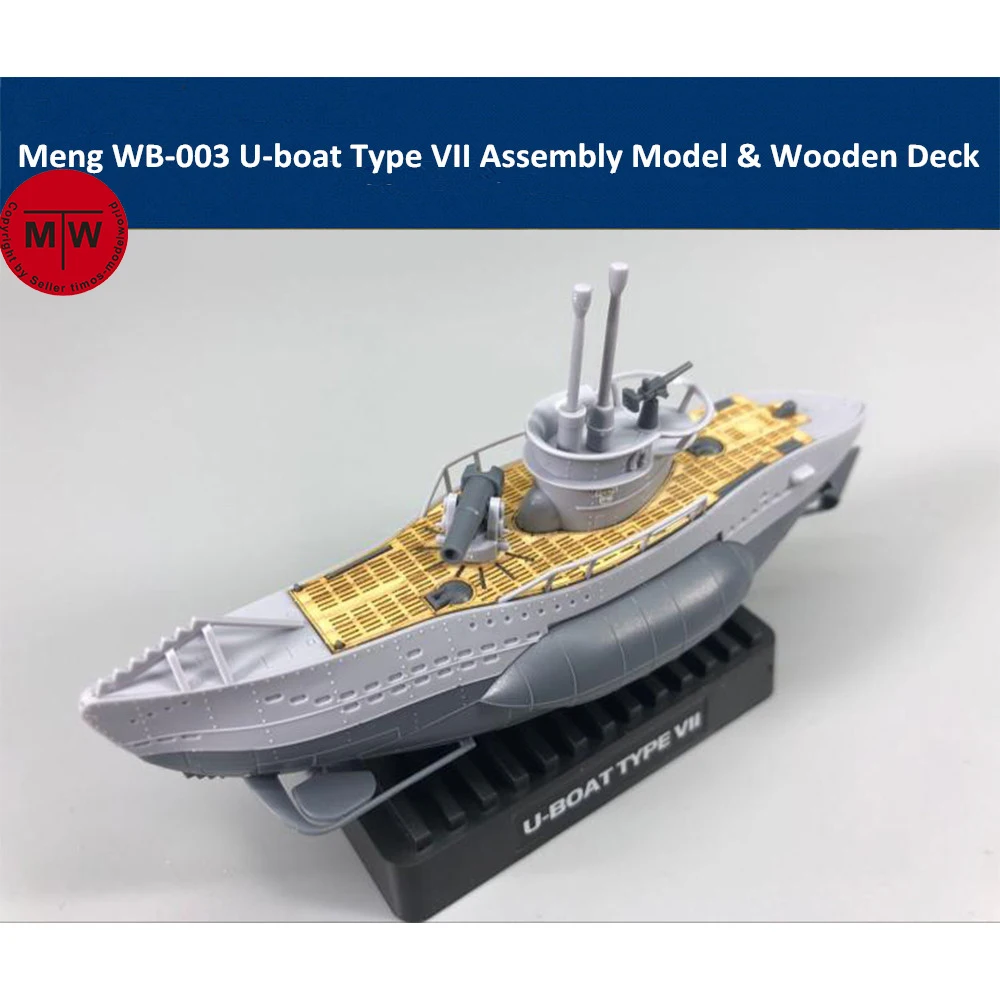 Meng WB 003 Warship строительный U Лодка тип VII Q Edition пластиковая Сборная модель комплект