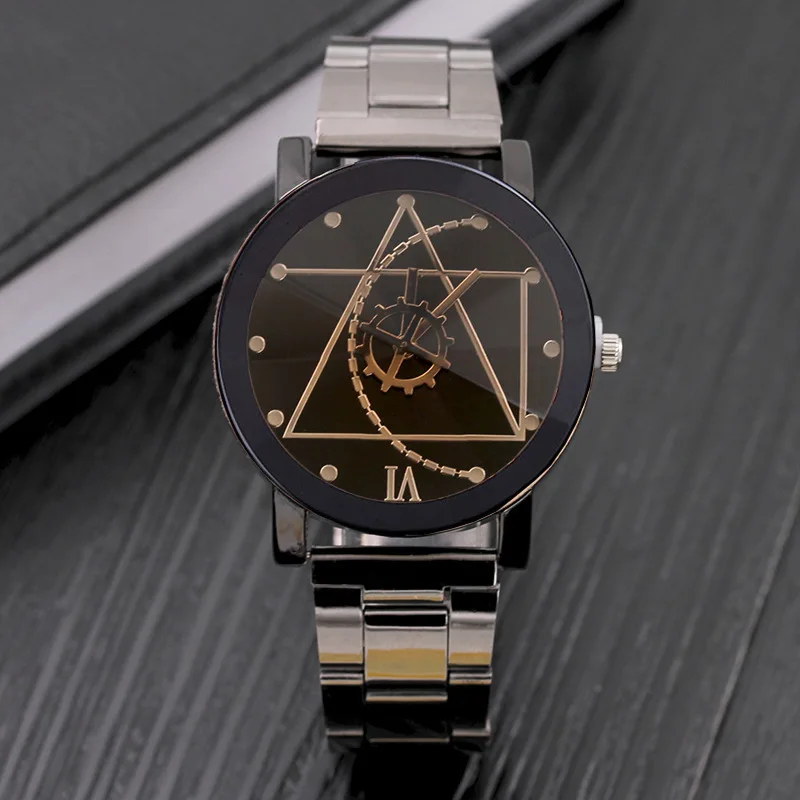 Новое влюбленных Часы Для мужчин Для женщин кварцевые часы наручные часы для мальчиков и девочек Relogio feminino черный подарок часы