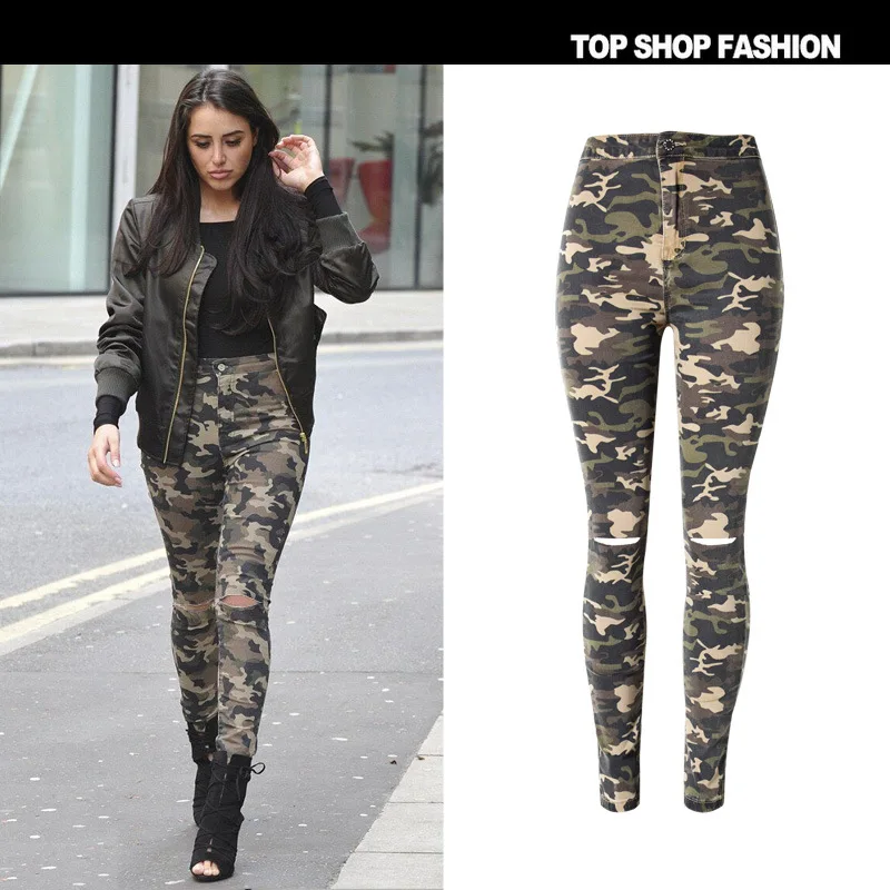 Popular Camouflage Skinny Jeans For Women-Buy Cheap Camouflage Plus Size Camo Skinny Jeans Women Camouflage Jeans Slim Pencil Jean Femme Denim Pants pantalones vaqueros - Popular Camouflage Skinny Jeans For Women-Buy Cheap Camouflage