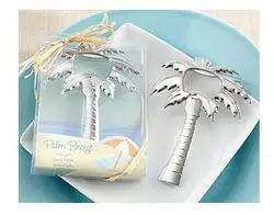 Свадебная вечеринка пользу подарки для гостей "Palm Breeze" Хром Palm Tree бутылок 30 шт./лот