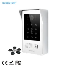 HOMSECUR Водонепроницаемая уличная камера BC091HD с сенсорной клавиатурой с паролем+ 5 шт. RFID брелок для HDK серии система дверного телефона