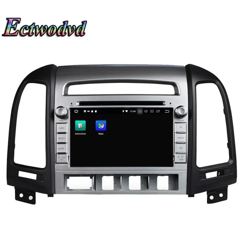 Cheap Ectwodvd Octa Core 4G RAM 64G ROM Android 9.0 Car Multimedia DVD Player GPS HeadUnit for Hyundai SANTA FE 2012 2013- 3