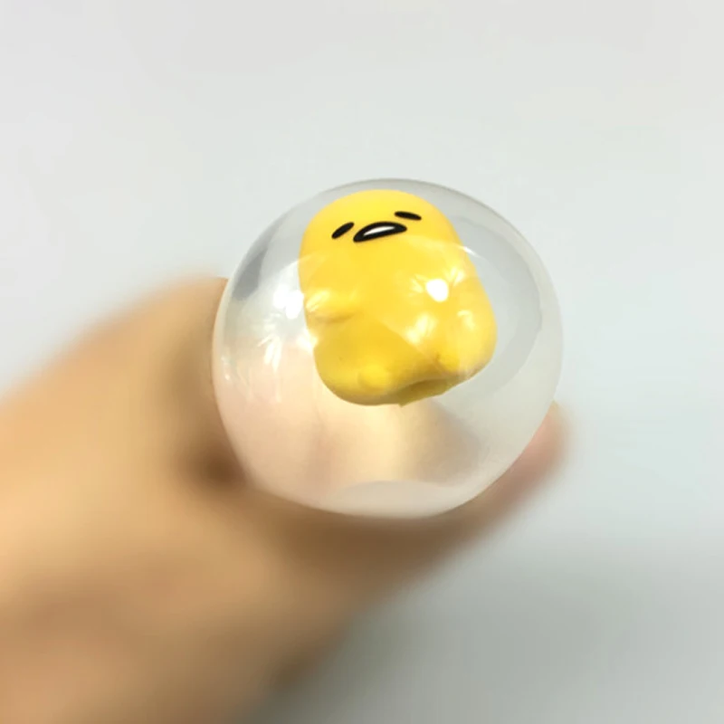 Gudetama ленивое яйцо сжимаемая антистрессовая игрушка мяч аутизм антистресс чистая