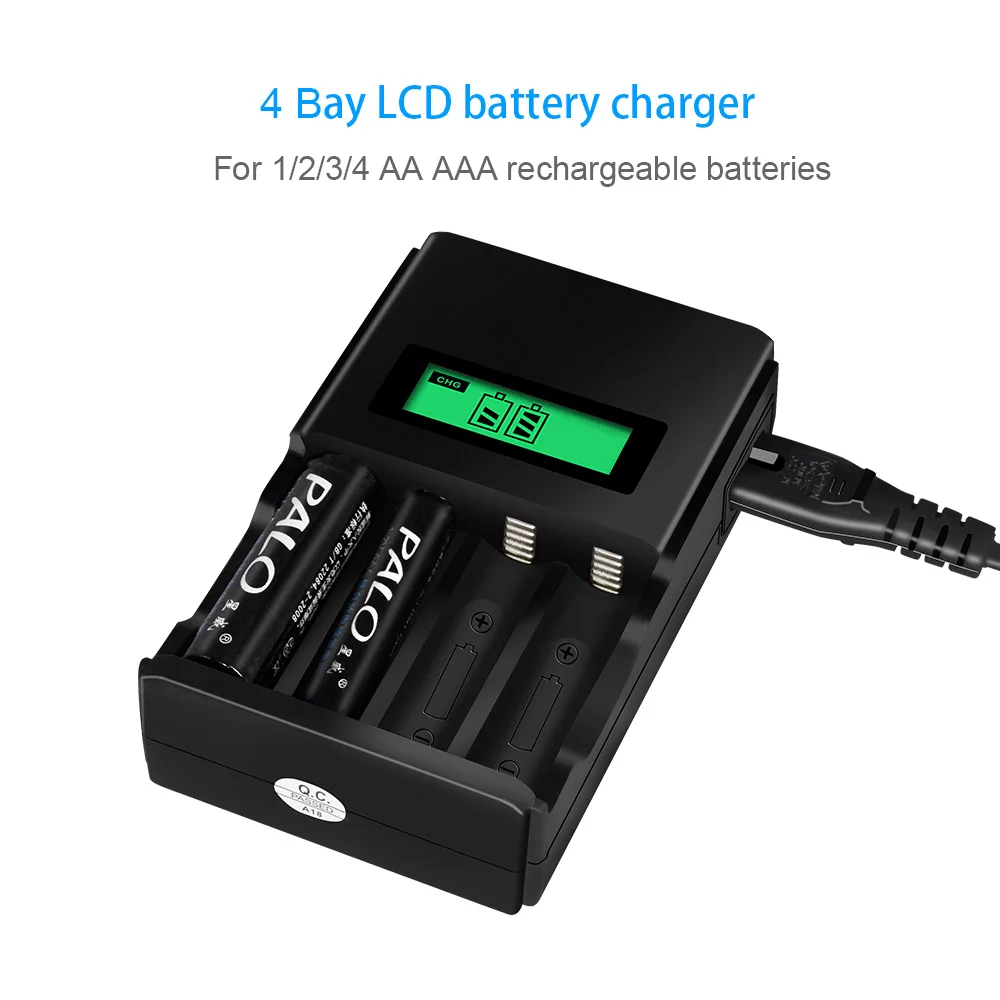 PALO новая распродажа C903B умное зарядное устройство Быстрое ЖК-зарядное устройство для AA AAA NIMH NICD Reachargeable батареи использования