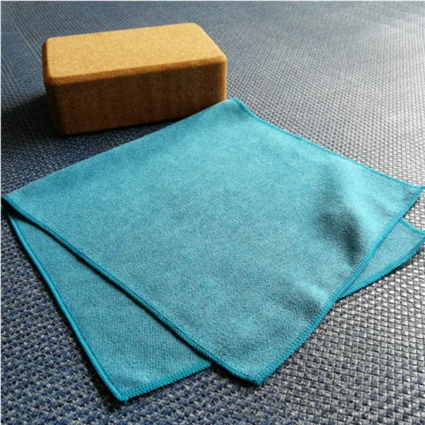 30 см* 60 см маленький размер нескользящий коврик для йоги полотенце с 6 цветов Спорт Фитнес Упражнение Кемпинг полотенце для рук полотенце - Цвет: Зеленый