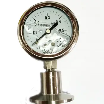 

YTPMF-60BF/MC 0-0.6 stainless steel sanitary diaphragm pressure gauge pressure gauge factory in Shanghai