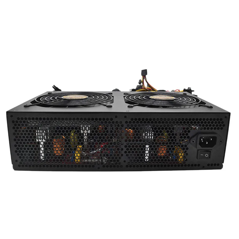 High Efficiency Rated 3450W Active PFC Power Supply with 14CM Low Noise Cooling Fans for Bitcoin Mining Machine High Performance High Efficiency Rated 3450W Active PFC Power Supply with 14CM Low Noise Cooling Fans for Bitcoin Mining Machine High Performance