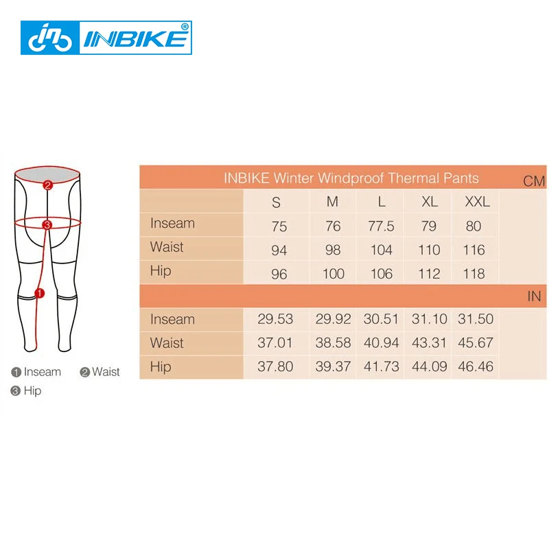 INBIKE Мужские Зимние флисовые ветрозащитные термоштаны для велоспорта, бега, пешего туризма, спорта на открытом воздухе