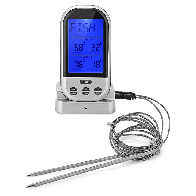 Digital Termometro di Carne Senza Fili Barbecue Cibo Termometro Da Cucina Barbec Digital Termometro di Carne Senza Fili Barbecue Cibo Termometro Da Cucina Barbec
