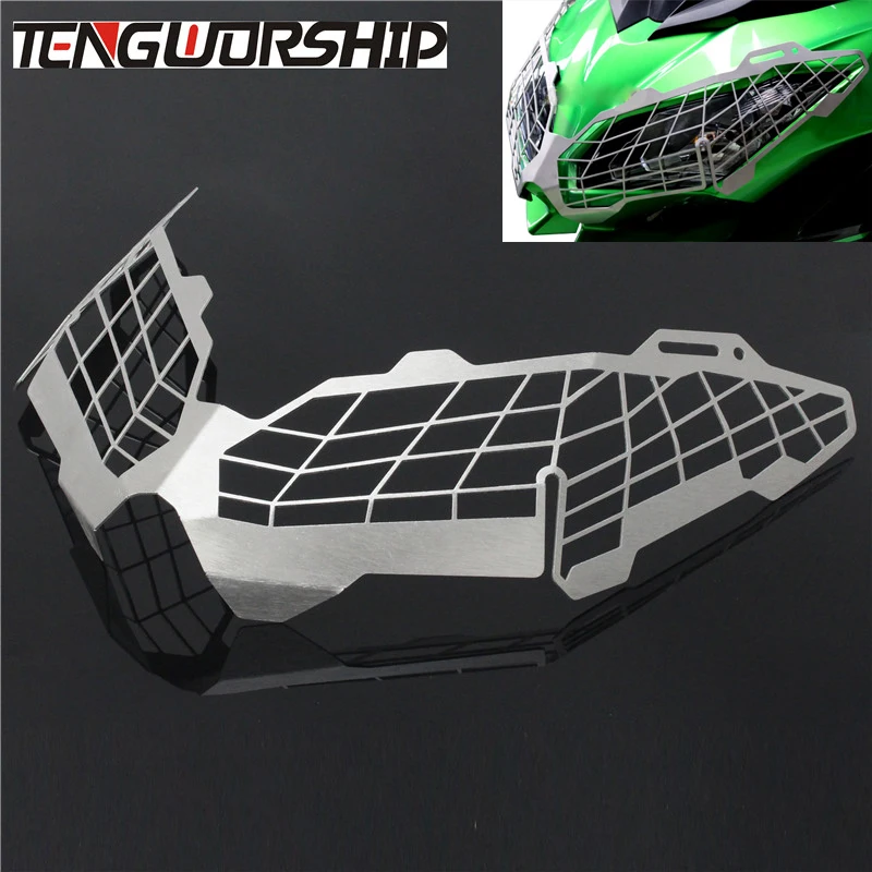 

For Kawasaki VERSYS650 VERSYS 650 VERSYS-650 2015-2019 Motorcycle modification Headlight Grille Guard Cover Protector