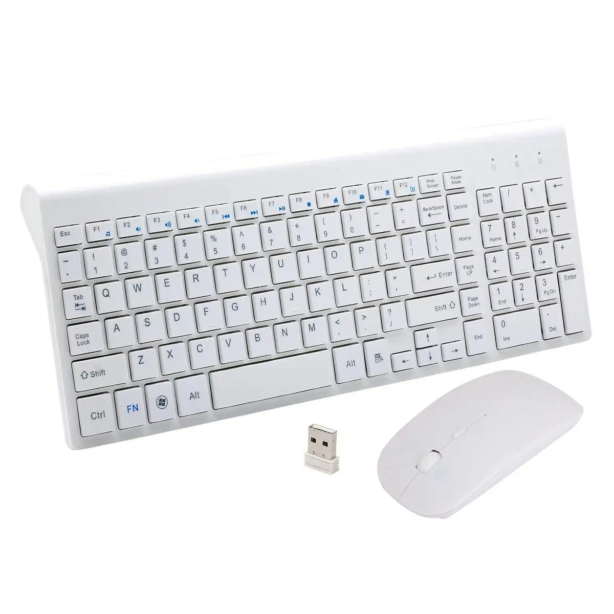 Teclado E Mouse sem fio Combo Full