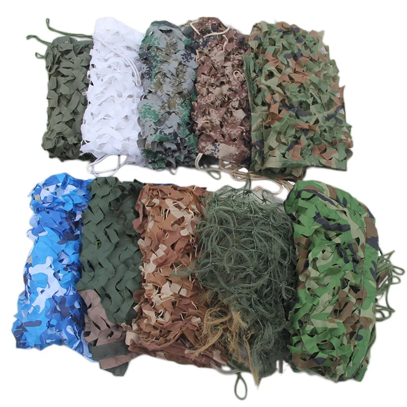 2M*2M Woodland Camo Netting Army Military Camo Net Jungle sun Shelter
