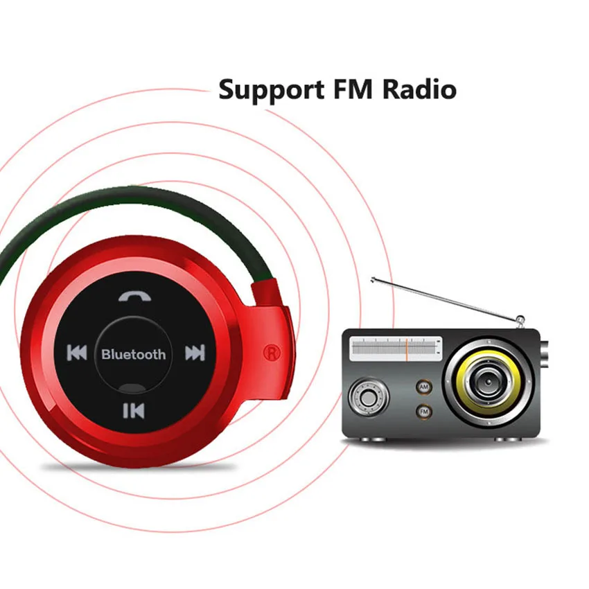 Mini 503 спортивные беспроводные Bluetooth наушники стерео MP3 музыкальный плеер