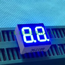 20 штук 7 сегмент общий анод/катод 3 битовая цифровая трубка 0," 0.4in. Синий светодиодный дисплей 7 segmentos светодиодный цифровой трубки