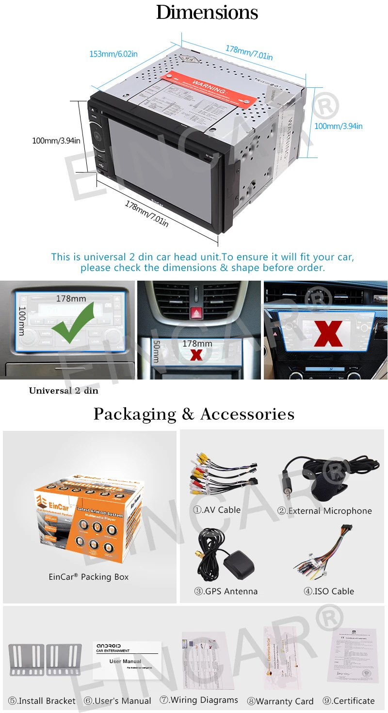 Top 2 Din Car Stereo with A7 Android 5.1 Bluetooth GPS Navigation Car Deck Head Unit USB/SD Multi-media Capacitive screen SWC Backup 10 Top 2 Din Car Stereo with A7 Android 5.1 Bluetooth GPS Navigation Car Deck Head Unit USB/SD Multi-media Capacitive screen SWC Backup 10