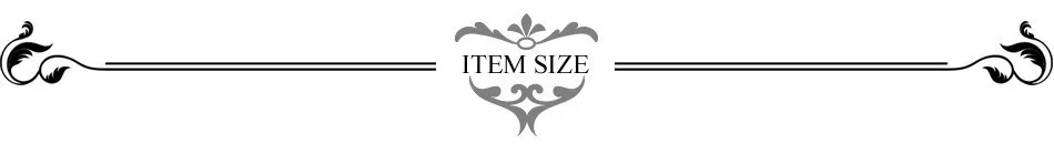 1item size