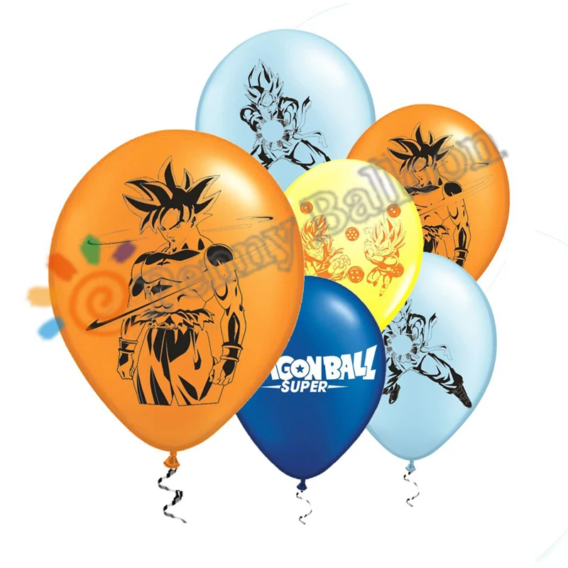 12 шт./лот Гоку латексный шар Dragon Ball Globos День Рождения украшения для детских игрушек Супер saiyan баллон
