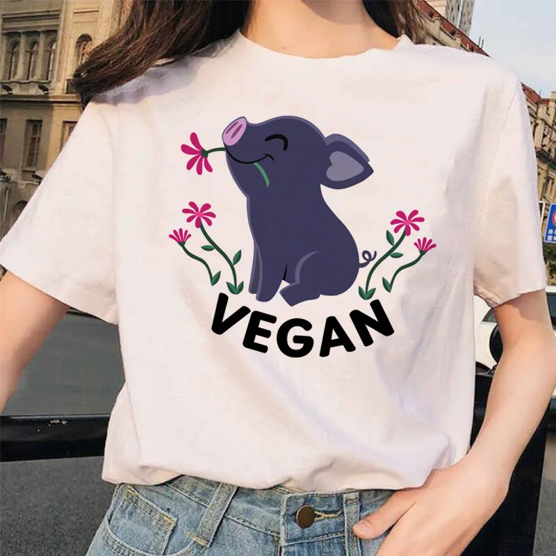 Vegan Harajuku, женская футболка, Ullzang Kawaii, милый летний женский топ с принтом в виде пчелы, 90 s, мультяшная футболка, модные футболки с графикой