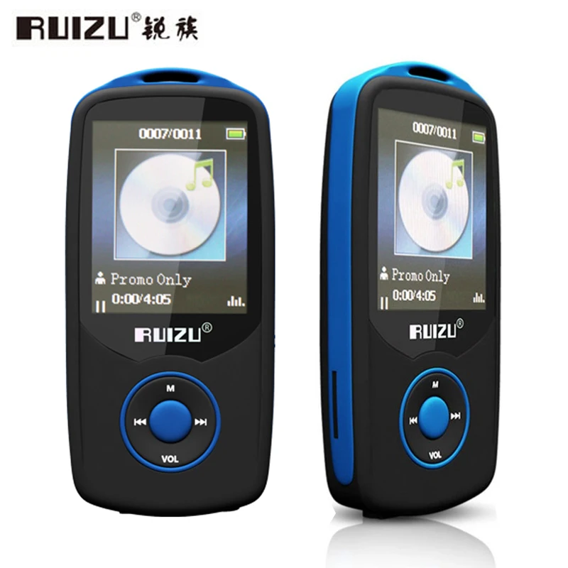 

Bluetooth Sport MP3 Music Player RUIZU X06 Wireless Lecteur with 4GB 1.8" Screen / 100Hours High Quality Lossless Recorder FM