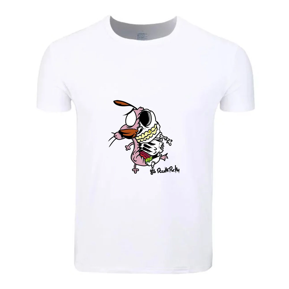 

Courage The Cowardly Dog Cotton Students Summer T-Shirt Custom Casual Short Sleeve Men Women Boys Girls T Shirt Tees Kids Tshirt