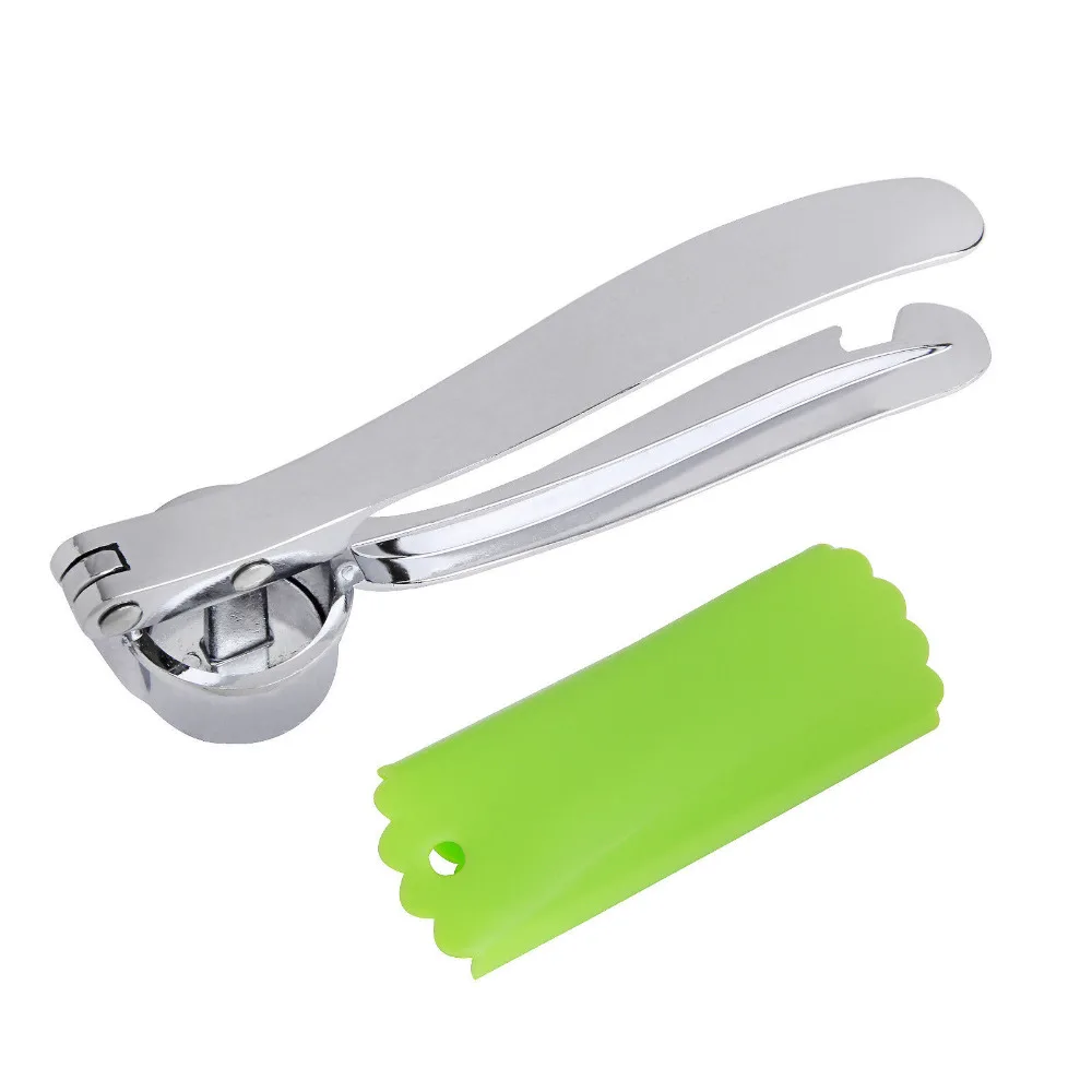 Ginger Garlic Press Slicer Peeler Set Stainless Steel Crusher Kitchen