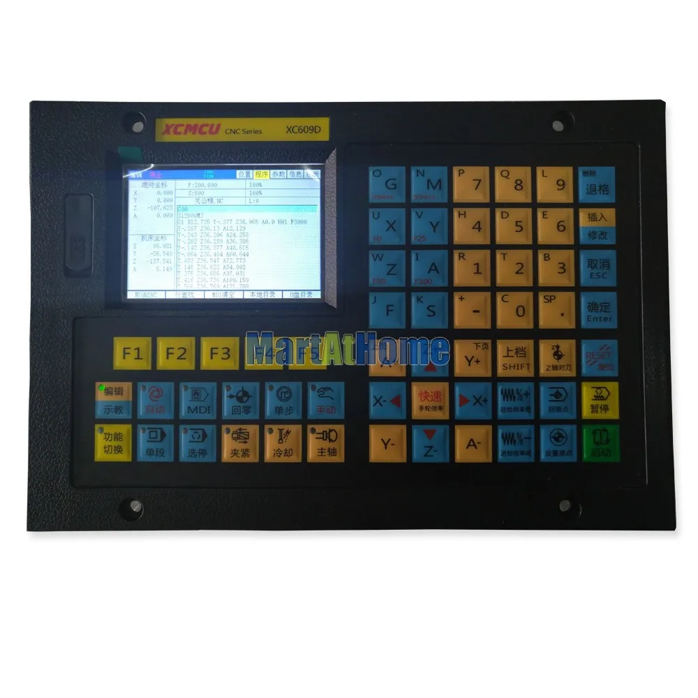 XC609D 3/4 Axis USB CNC система управления FANUC G code поддержка офлайн фрезерования сверления