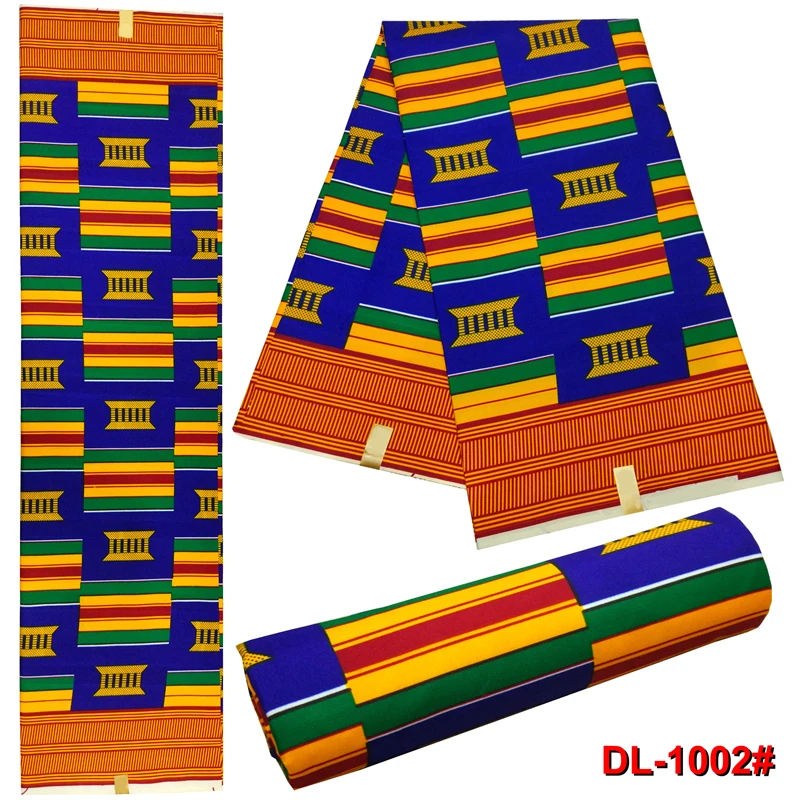 LIULANZHI африканская ткань Анкары 6 ярдов/шт Настоящее Качество Kente батик для женщин