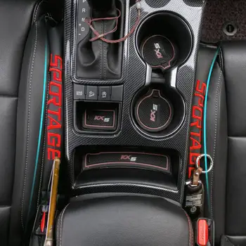 

2pcs PU Leather Seat Gap Filler Soft Pad Padding Spacer For Kia Sportage 2011 2012 2013 2014 2015 2016 2017 2018 Accessories