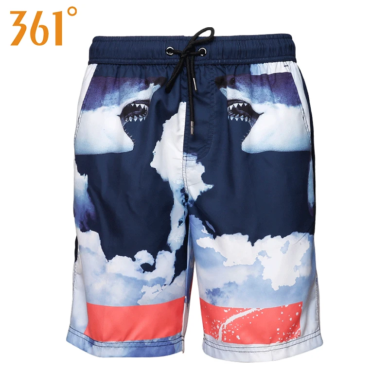 

361 Men Beach Shorts Quick Dry Surf Beach Board shorts 2018 Sports Mens Swimming Shorts Boxer Swimming suit Male Swimsuit Short