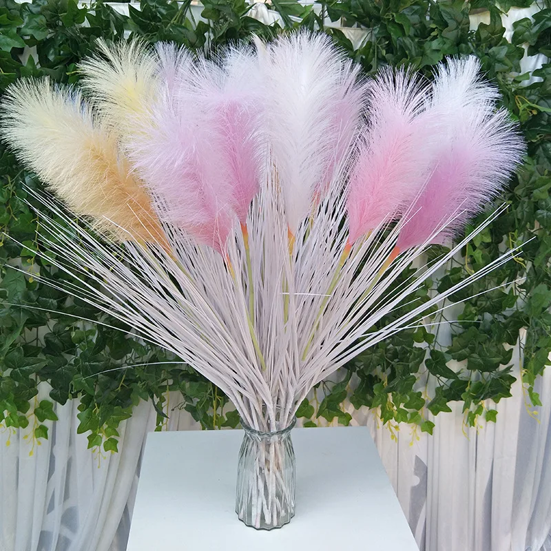 10pcs Simulation Reed Artificial Dog Tail Wedding Party Scene Layout Interior Decoration Green Plant Potted | Дом и сад