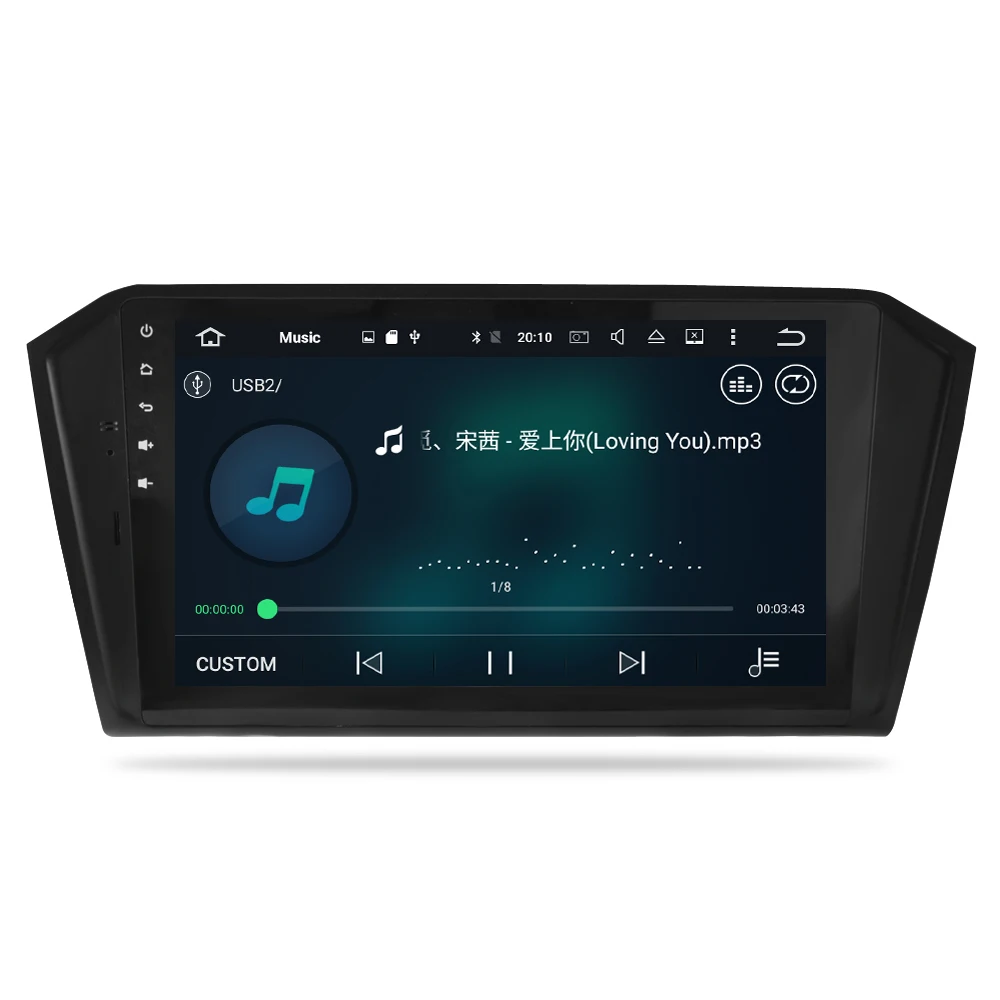Top Android 8.0 Car DVD Player GPS Glonass Navigation For Volkswagen Passat Magotan 2015-2017 Auto  Radio RDS Audio Video Stereo 18