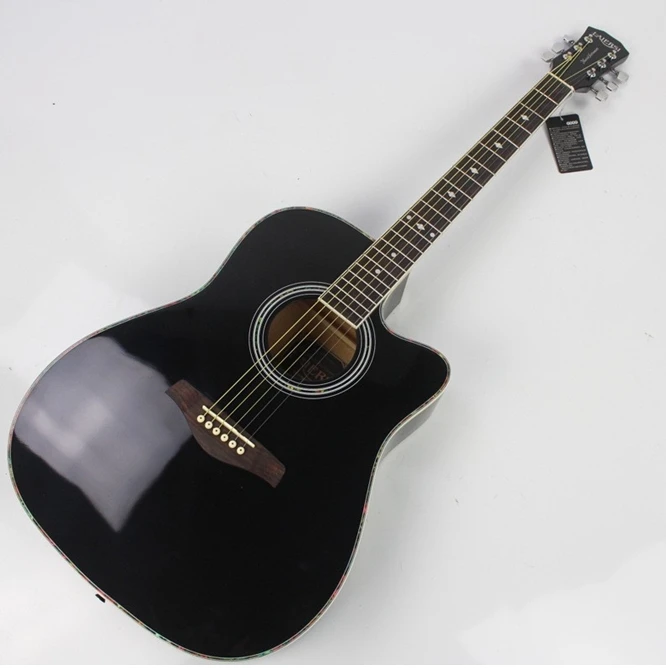 NEW guitars high quality wood color Acoustic Guitar Rosewood