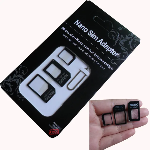 Micro Sim Mini Sim Adapter