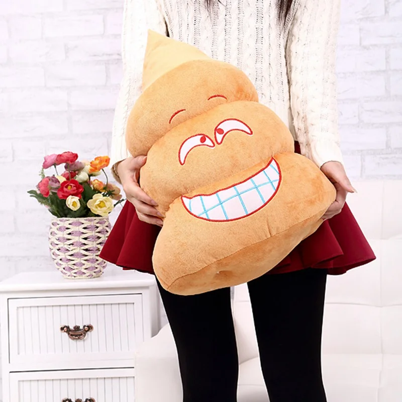 

Pillow Plush Cushions Home Decor Kids Gift Stuffed Poop Doll