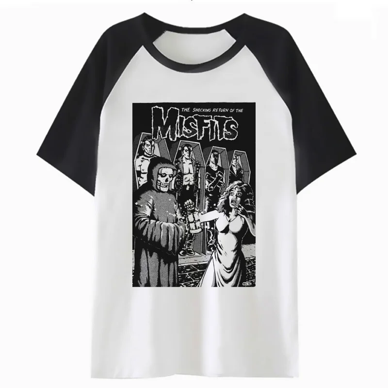 misfits t shirt streetwear men clothing male harajuku tee top hip for tshirt hop funny t-shirt F2678 misfits t shirt streetwear men clothing male harajuku tee top hip for tshirt hop funny t-shirt F2678