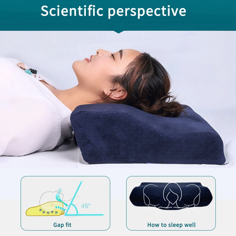 Шейные подушки забота о здоровье обезболивающие ортопедические латексные Магнитные пены памяти