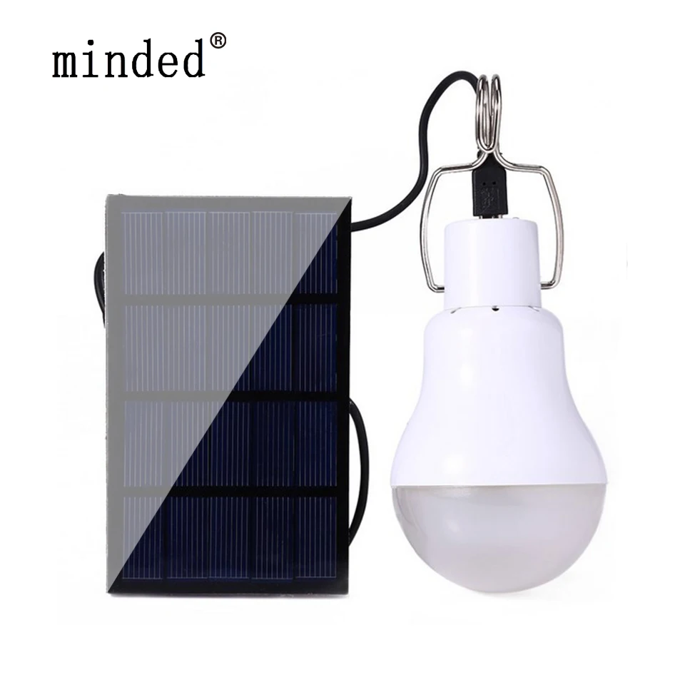 

Solar Rechargeable Led Solar Light Bulb 15W 130LM Portable Solar Lights For Garden Decoration Camping Emergency Solar Lamps