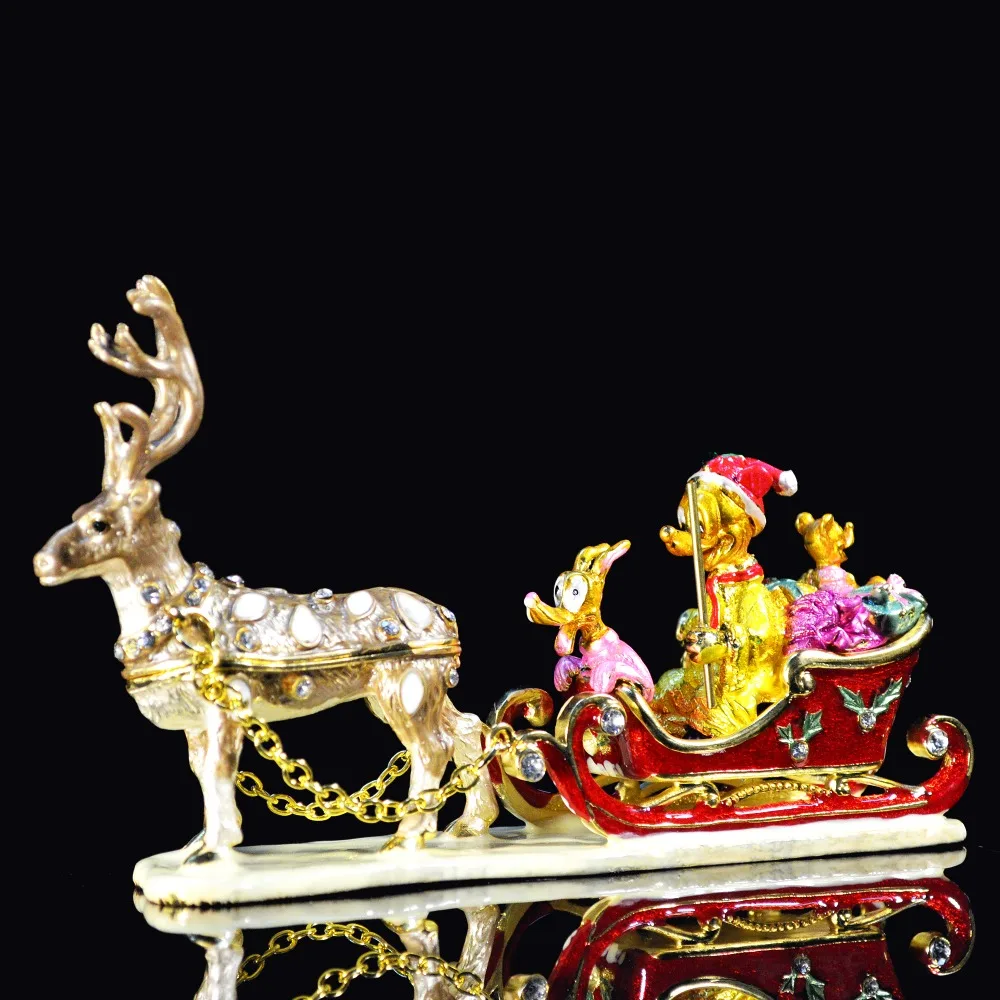 

QIFU New Arrival Elk Cart for Christmas Day
