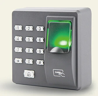 

Free shipping standalone fingerprint reader with 125KHZ RFID card reader dustproof fingerprint access control door control X6