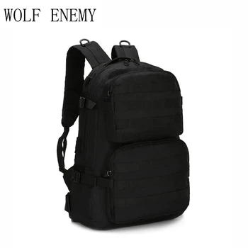 

45L Military Tactical Backpack Trekking Backpacks Camouflage Rucksack Molle Bag Waterproof Men Women Outdoor Bags Packs
