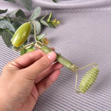 Инструмент для ухода за лицом нефритовый массажный ролик для лица против морщин Здоровый Уход за кожей лица головы ног