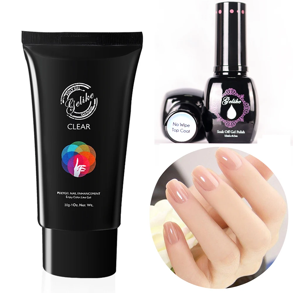Gelike Poly Gel Builder Polygel Set for Nail Extensions Nails Varnish