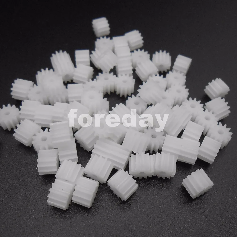 

1000PCS 122A Plastic Spur Gear T=12 0.5 Modulus 5X7 H:D Aperture: 2mm Model Accessories DIY 12T NEW !!!*FD268X100