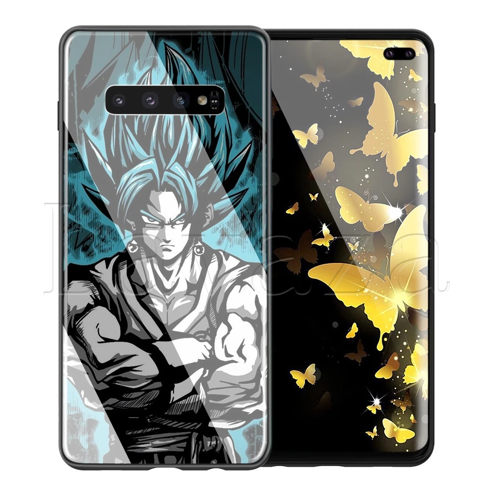 Чехол Lavaza Dragon Ball Son Goku из закаленного стекла TPU для samsung Galaxy S7 S8 S9 S10 Note 8 9 Edge - Цвет: TG8