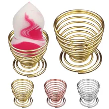 Макияж Красота трафарет яйцо Косметическая пудра Puff губка Дисплей стенд для сушки держатель стойки f725