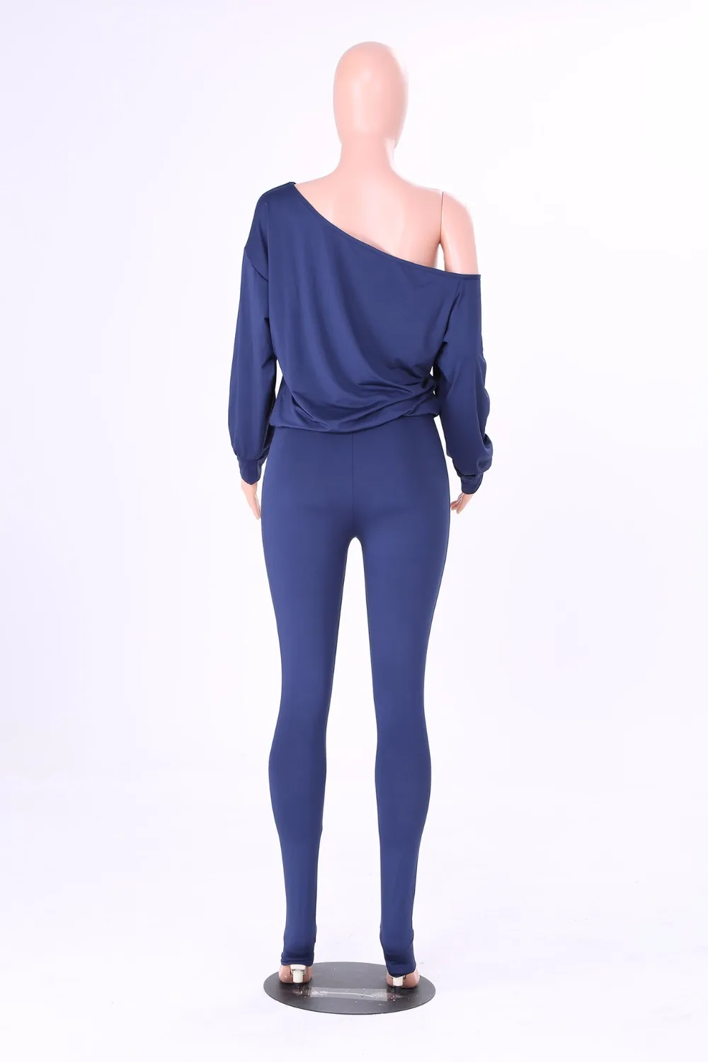 Женский комплект из двух предметов 2019 женский весенний костюм с открытыми плечами сексуальный комплект из двух предметов топ и брюки Мода